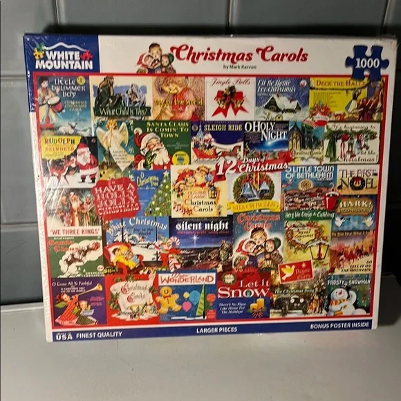 White Mountain Christmas Carols Puzzle - Picture 5 of 5